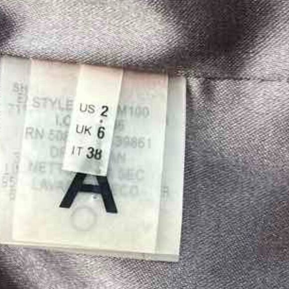 Elie Tahari Jacket Gray One Button Blazer Womens Size 2 - Picture 8 of 14